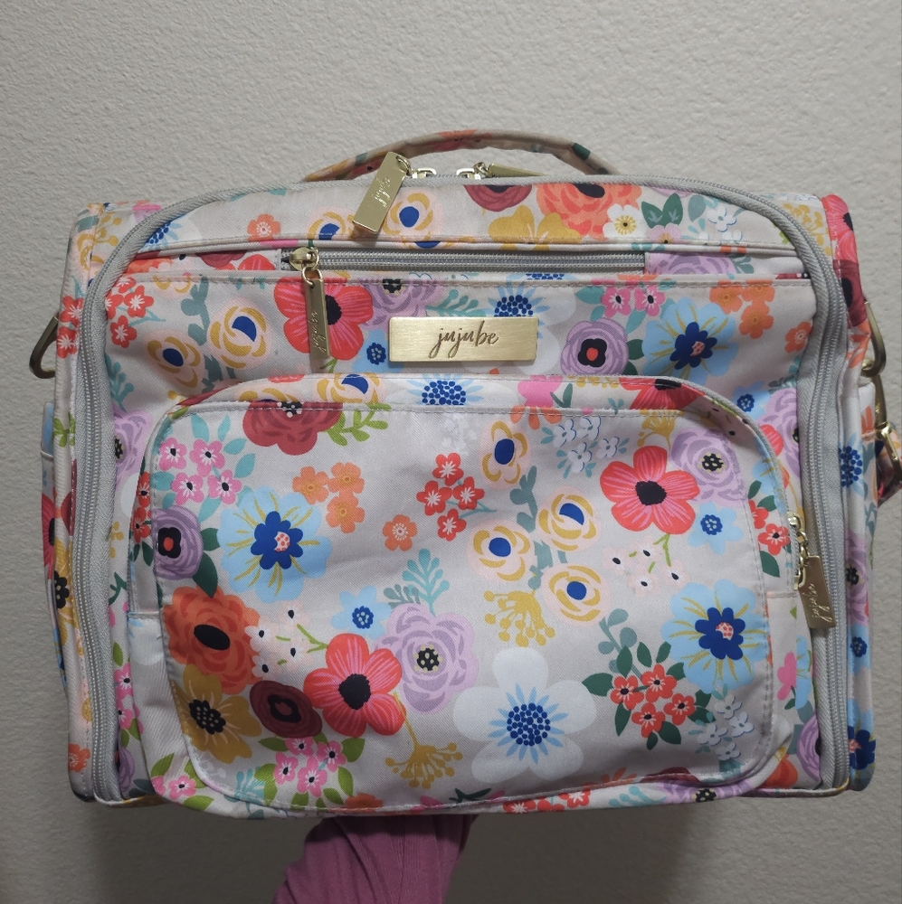 Jujube floral diaper bag